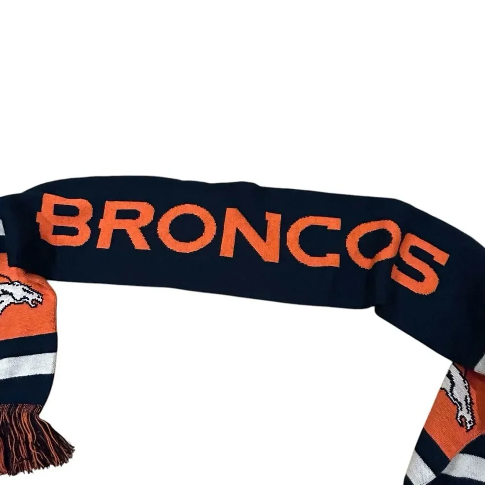 Denver Broncos Acrylic Winter Scarf